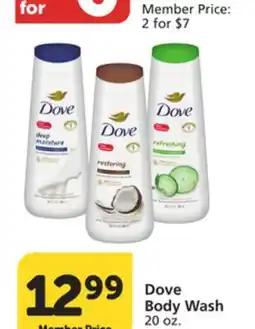 Albertsons Dove Body Wash offer