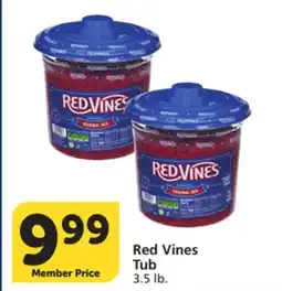 Albertsons Red Vines Tub offer
