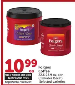 Albertsons Folgers Coffee offer