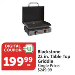 Albertsons Blackstone 22 in. Table Top Griddle offer