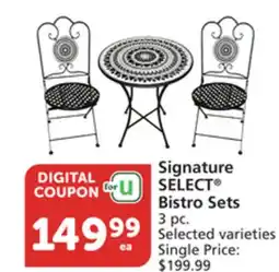 Albertsons Signature SELECT Bistro Sets offer