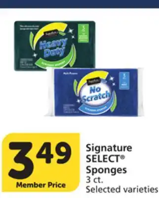 Albertsons Signature SELECT Sponges offer