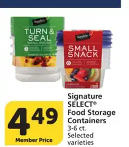 Albertsons Signature SELECT Food Storage Containers offer