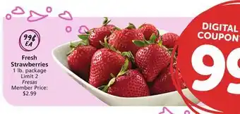 Albertsons Fresh Strawberries offer