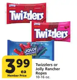 Albertsons Twizzlers or Jolly Rancher Ropes offer