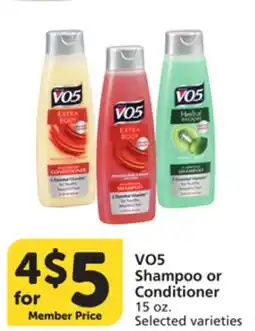 Albertsons VO5 Shampoo or Conditioner offer