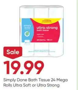 Stater Bros Simply Done Bath Tissue offer