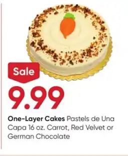 Stater Bros One-Layer Cakes offer