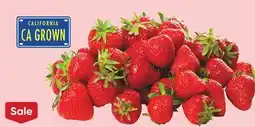 Stater Bros California Grown Strawberries offer