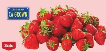 Stater Bros California Grown Strawberries offer