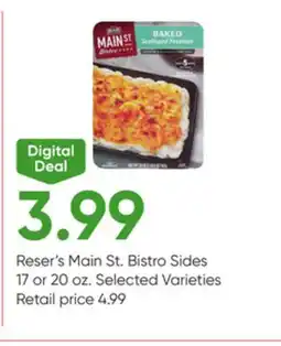 Stater Bros Reser's Main St. Bistro Sides offer