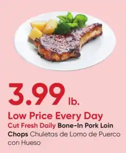 Stater Bros Bone-In Pork Loin Chops offer