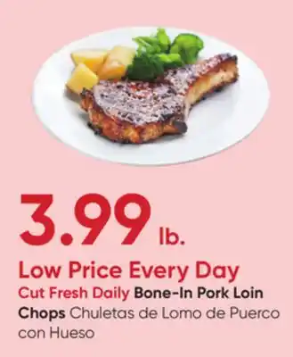 Stater Bros Bone-In Pork Loin Chops offer