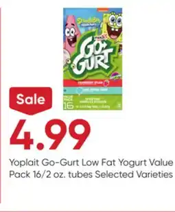 Stater Bros Yoplait Go-Gurt Low Fat Yogurt Value Pack offer
