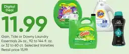 Stater Bros Gain, Tide or Downy Laundry Essentials offer