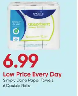 Stater Bros Simply Done Paper Towels offer