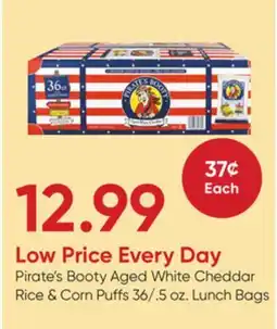 Stater Bros Pirate's Booty Aged White Cheddar Rice & Corn Puffs offer