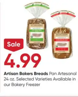 Stater Bros Artisan Bakers Breads Pan Artesanal offer
