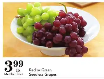 Pavilions Red or Green Seedless Grapes offer