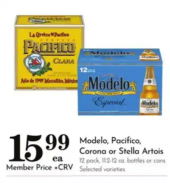 Pavilions Modelo, Pacifico, Corona or Stella Artois offer