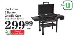 Pavilions Blackstone 2 Burner Griddle Cart offer