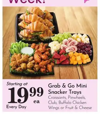 Pavilions Grab & Go Mini Snacker Trays offer