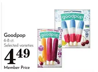 Pavilions Goodpop offer