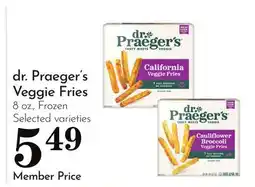 Pavilions dr. Praeger's Veggie Fries offer