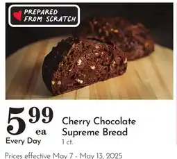 Pavilions Cherry Chocolate Supreme Bread offer