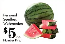 Pavilions Personal Seedless Watermelon offer