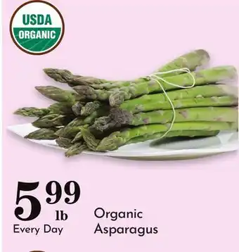 Pavilions Organic Asparagus offer
