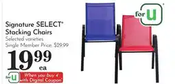 Pavilions Signature SELECT Stacking Chairs offer