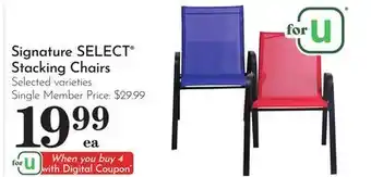 Pavilions Signature SELECT Stacking Chairs offer