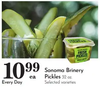 Pavilions Sonoma Brinery Pickles offer