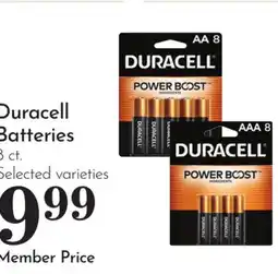 Pavilions Duracell Batteries offer