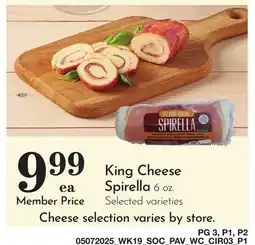 Pavilions King Cheese Spirella offer