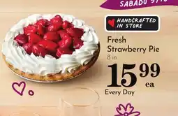 Pavilions Fresh Strawberry Pie offer