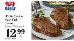 Pavilions USDA Choice New York Steaks offer