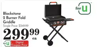 Pavilions Blackstone 2 Burner Fold Griddle offer