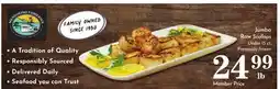 Pavilions Jumbo Raw Scallops offer