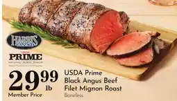 Pavilions USDA Prime Black Angus Beef Filet Mignon Roast offer