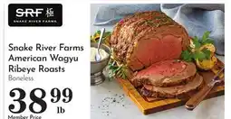 Pavilions Snake River Farms American Wagyu Ribeye Roasts offer