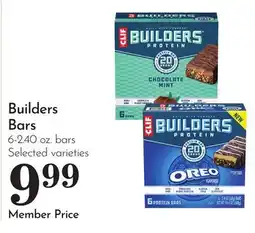 Pavilions Builders Bars offer