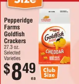 Smart & Final Pepperidge Farms Goldfish Crackers offer