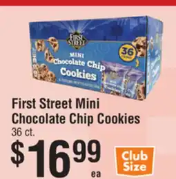 Smart & Final First Street Mini Chocolate Chip Cookies offer