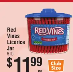 Smart & Final Red Vines Licorice Jar offer