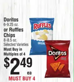 Smart & Final Doritos or Ruffles Chips offer