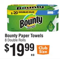 Smart & Final Bounty Paper Towels offer