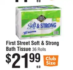 Smart & Final First Street Soft & Strong Bath Tissue offer
