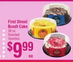 Smart & Final First Street Bundt Cake offer